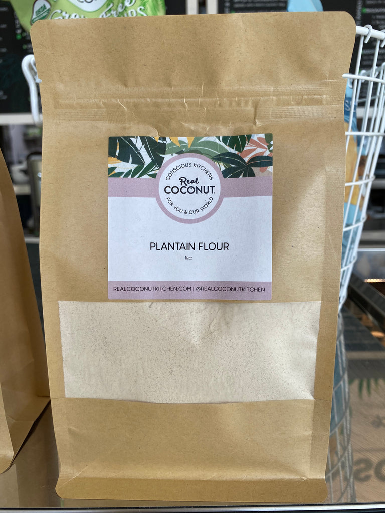 It's been our mission from the start to bring forward plantain flour as a staple ingredient for our world. Now, as a feature in many of our Real Coconut recipes, you can bring this versatile flour into your kitchen.