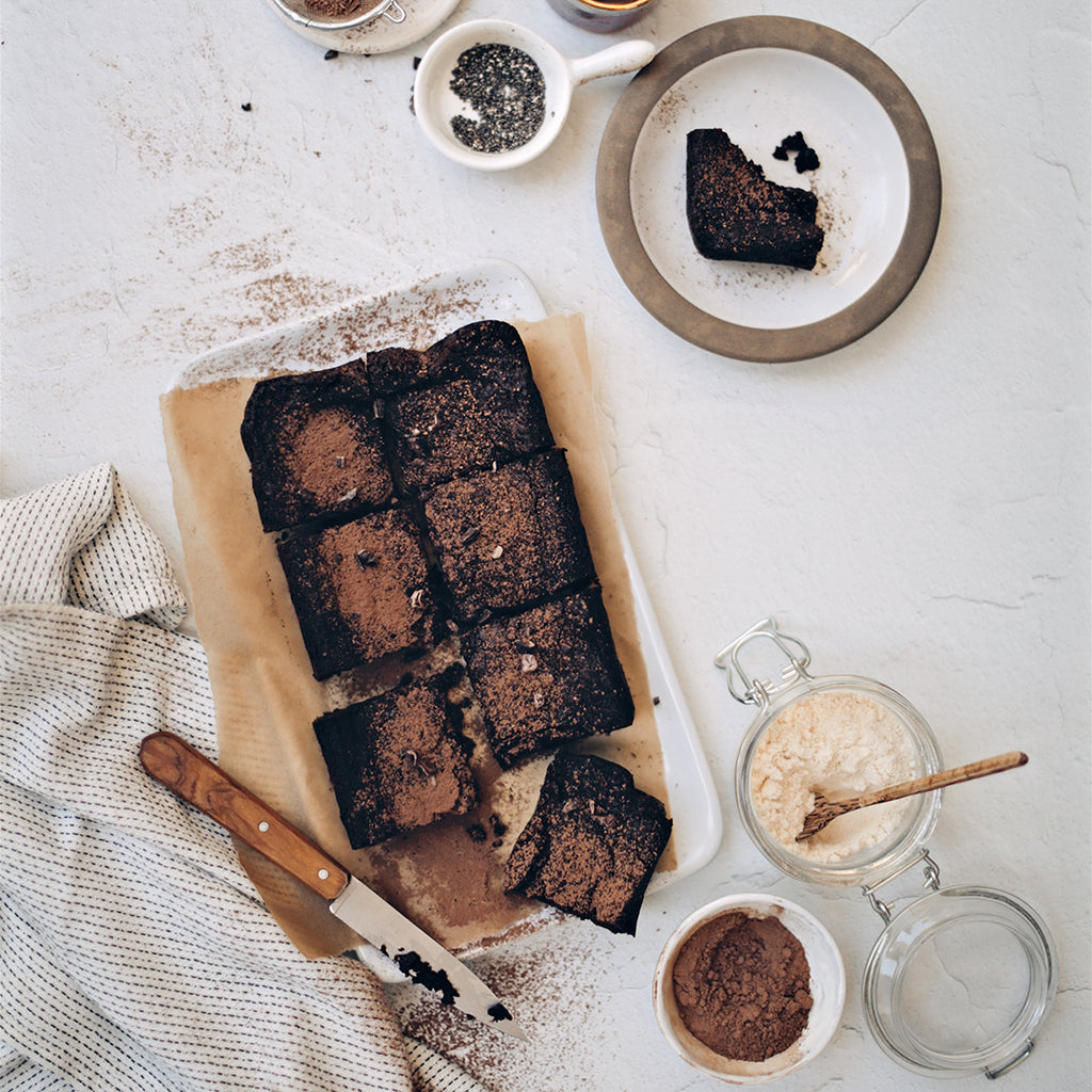 One of our top favorites, now you can have our vegan Brownies at home.