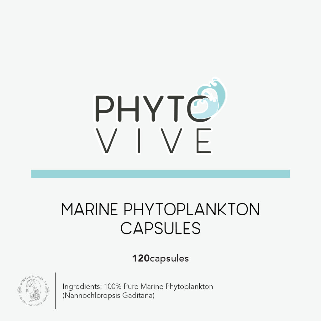 Ingredients: 100% Marine Phytoplankton Powder, vegetarian capsule